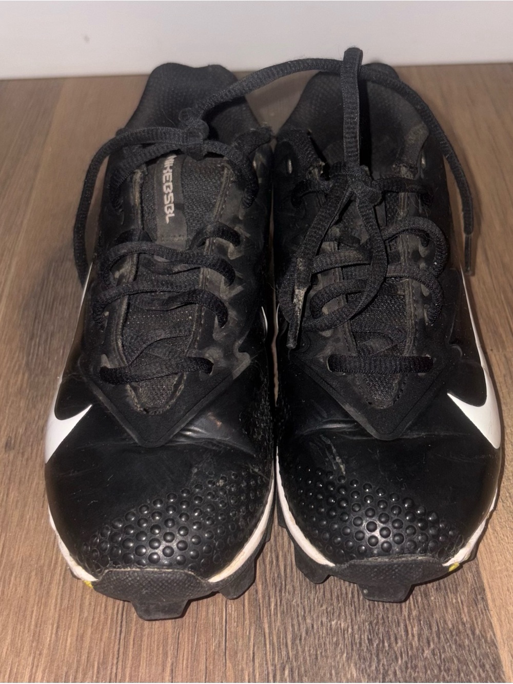 Nike Kids Black and White Football Cleats